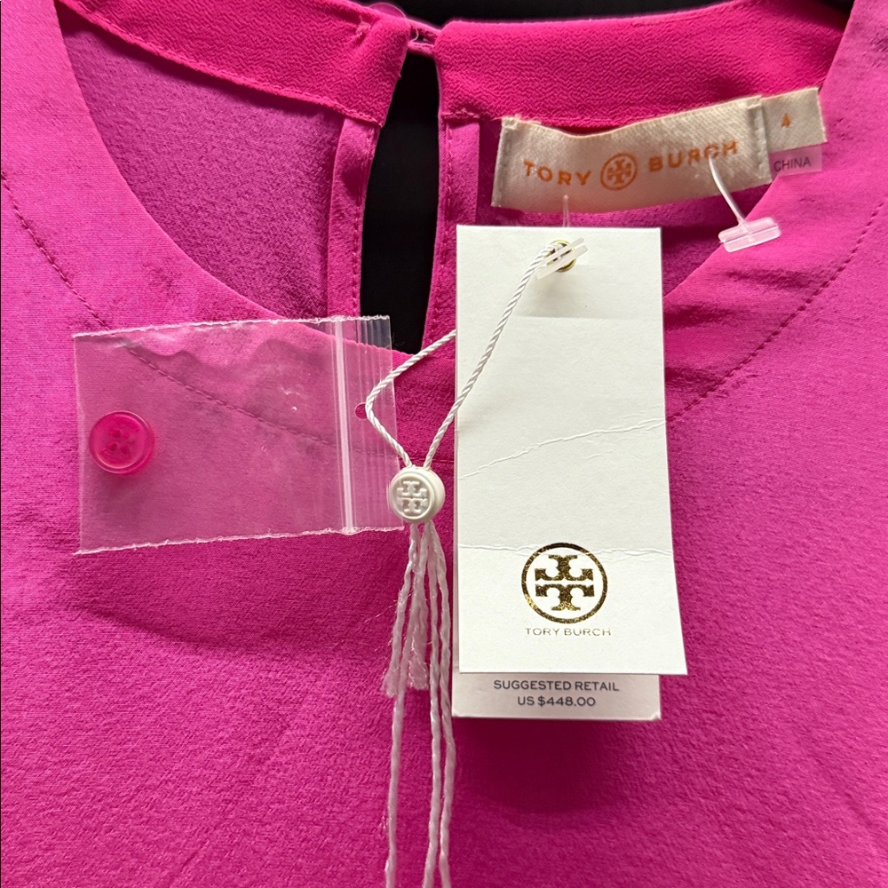 Tory Burch Fuchsia Blouse - Picture 4 of 10